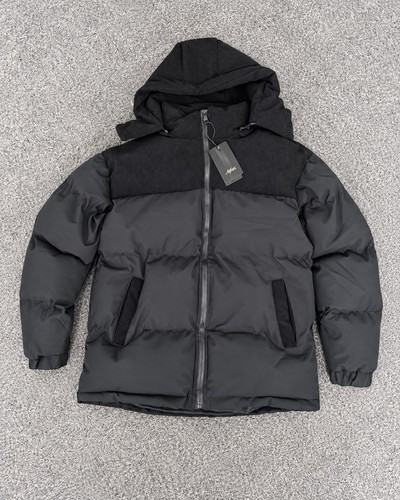 Herren winterjacke schwarz mit - herren,
