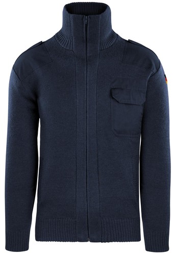 Bundeswehr strickjacke aus - strickjacke,